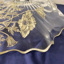 Vintage Silver City Glass Crystal Bowl