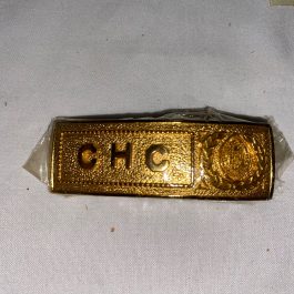 NOS Vintage CHC Calvert Hall College Baltimore, MD Brass Belt Buckle