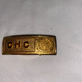 NOS Vintage CHC Calvert Hall College Baltimore, MD Brass Belt Buckle