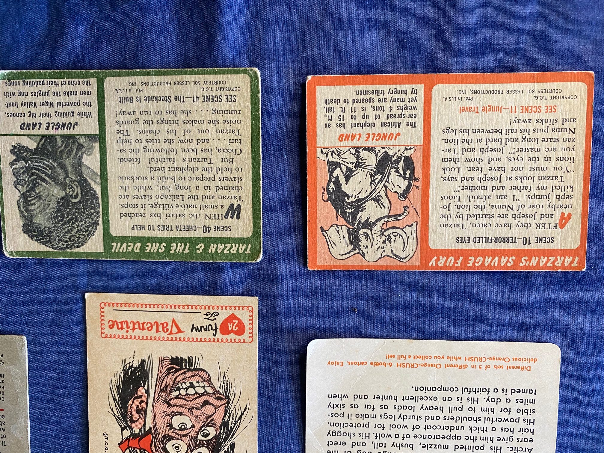 7 Older Non-Sports Cards Found In Estate Box, Tarzan, Firefighters & More