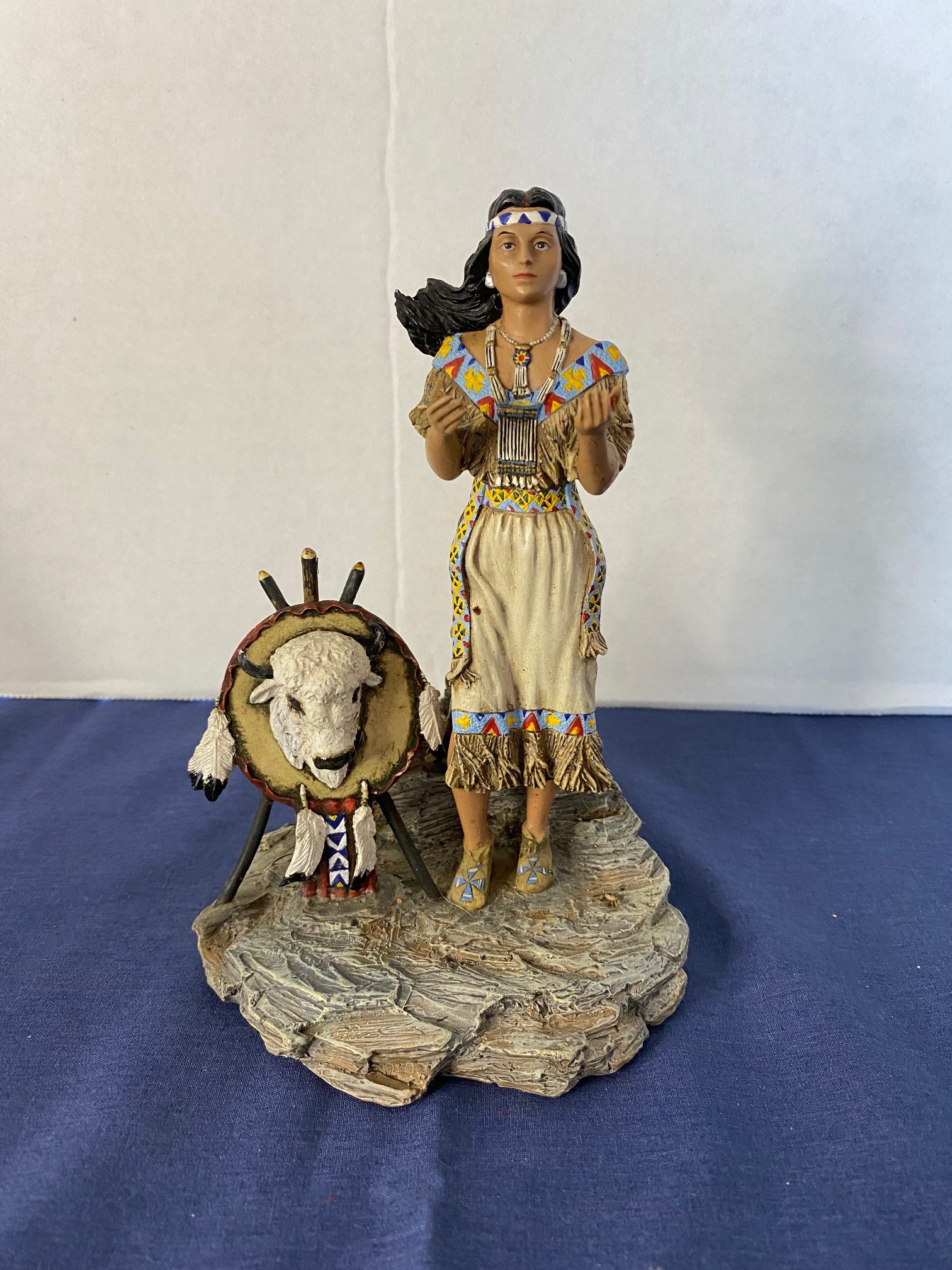 Hamilton Collection “Legend of The Buffalo Maiden” 1997 Figurine