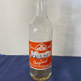 Antique/Vintage 7oz Clear Moxie Soda Bottle