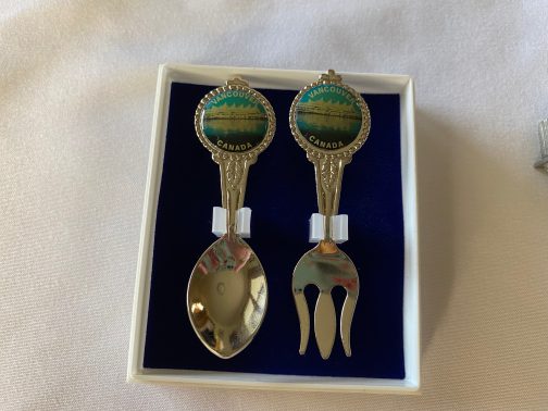 10 Older Souvenir Spoons