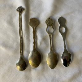 18 Souvenir Spoons, Texas, California, Iowa, Jersey Shore, New Mexico & More