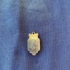 Sterling Silver And Marcasite Virgin Mary Pendant