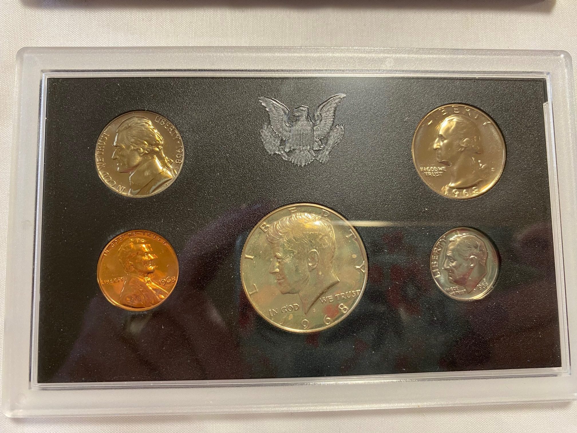 1968 US Mint Proof Set In Original Box