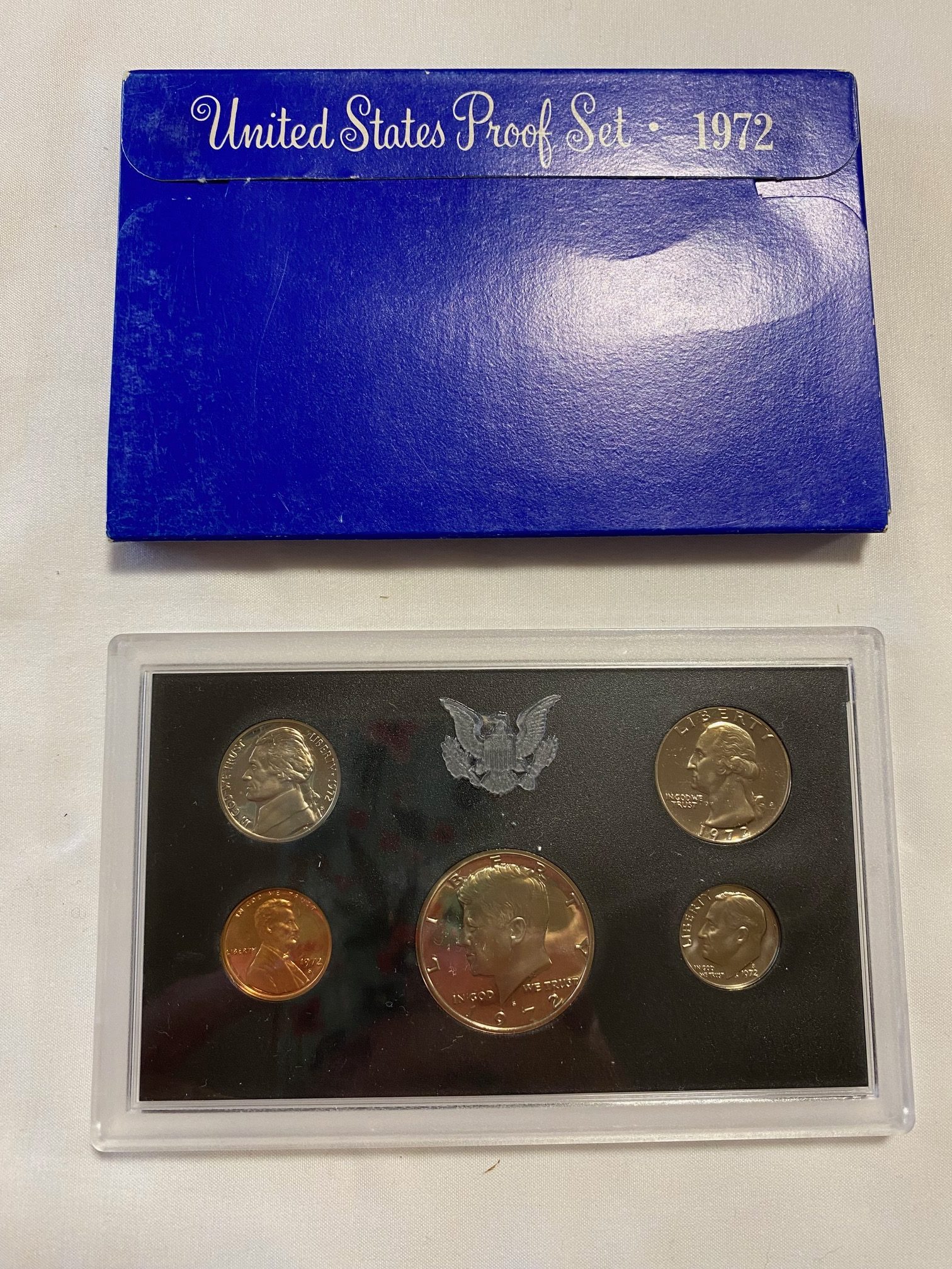 1972 US Mint Proof Set In Original Box
