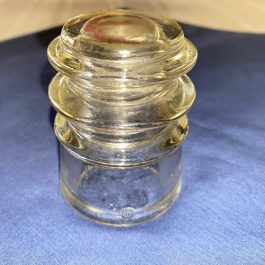 Vintage Clear Insulator Whitall Tatum No.3, 5-50, Appears Nice