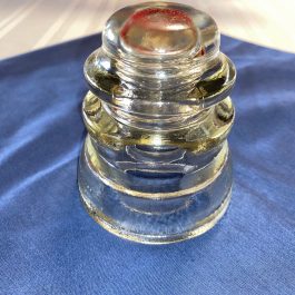 Vintage Clear Insulator Whitall Tatum No.3, 17-41, Appears Nice