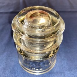 Vintage Clear Insulator Whitall Tatum No.3, 17-41, Appears Nice