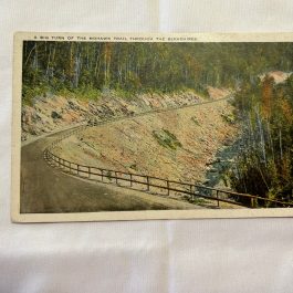 Vintage Postcard A Big Turn Of The Mohawk Trail Through Berkshires