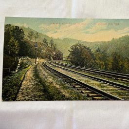 Vintage Postcard B.& A. R.R. Through The Berkshire Hills, Berkshire Hills, Mass.