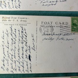 Group Of 3 Vintage Fort George G. Meade Postcards 1941Cancellations, Used