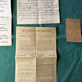Group Of Old Ephemera Including Dwight L. Moody