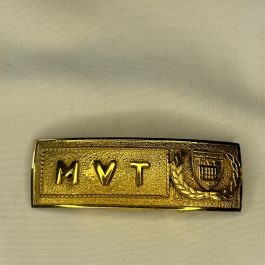 Vintage MVT Mergenthaler Baltimore, MD Brass Belt Buckle
