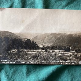 Antique RPPC Postcard Of Mohawk Trail Mass & Vermont Meet Early 1900’s, Unused