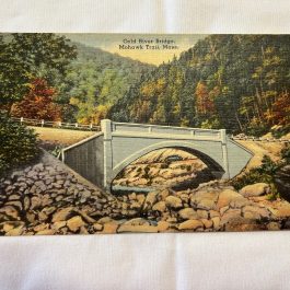 Vintage Postcard Of Gold River Bridge Mohawk Trail Mass. – Unused