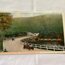 Antique Postcard Entrance To Mohawk Trail Through The Berkshire Hills