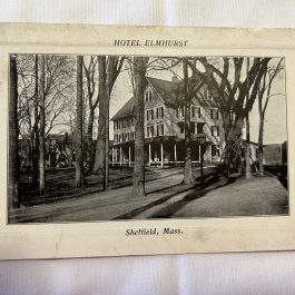 Antique Hotel Elmhurst Sheffield, Mass. Postcard – Used, 1914 Cancellation