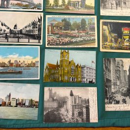 20 Vintage New York City Postcards, Some Old