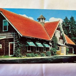 Vintage Postcard Of Tod Morden Stables Cummington, MA – Unused
