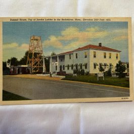 Vintage Postcard Summit House, Top Of Jacobs Ladder In The Berkshires, Mass.