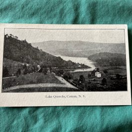 Vintage Postcard Of Lake Queechy Canaan, NY, Unused