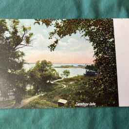 Antique Saratoga Lake Saratoga, NY Postcard, Used