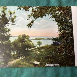 Antique Saratoga Lake Saratoga, NY Postcard, Used
