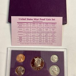 1992-S United States Proof Set With Box & COA