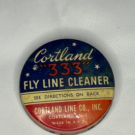 Vintage Cortland 333 Fly Line Cleaner Tin