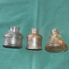 Group Of 3 Dug Ink Bottles, Nice Condition