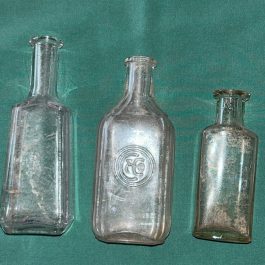 Group Of 3 Dug Bottles, Including C & Co, and CP CO NY, Nice Condition