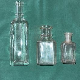 Group Of 3 Dug Bottles, Including Wyeth, and H. Bose Calcutta