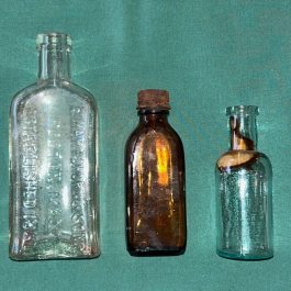 Group Of 3 Dug Bottles, Including E. Hartshorn & Sons Boston USA
