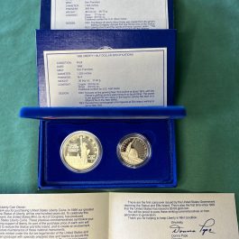 1986 Liberty Silver Dollar, Ellis Island, UNCIRCULATED Silver Dollar