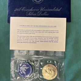 1974 S Eisenhower Uncirculated 40% Silver Dollar Coin