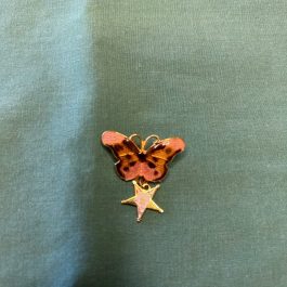 Vintage Masonic O.E.S. Order Of The Eastern Star TALFA Butterfly Pin