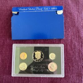 1983-S US Mint Proof Set in OGP Blue Box – 5 Coins