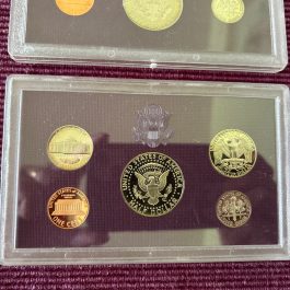 3 US Proof Sets, 1983-S, 1984-S and 1989-S Without Boxes