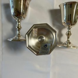 Vintage Sheridan Taunton Silversmiths Silver Plated Wine Goblets 3PC Set