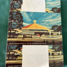 100 UNUSED 1964 New York World’s Fair Exhibit, Billy Graham Pavilion Postcards