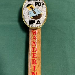 Wandering Star Wobbly Pop IPA Beer Tap Handle