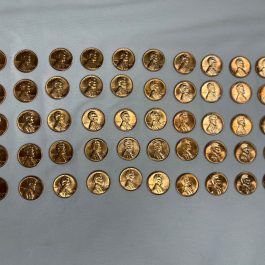 Uncirculated Roll Of 50 1959-D Lincoln Pennies
