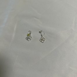 Sterling Silver 925 Dangling Pierced Earrings