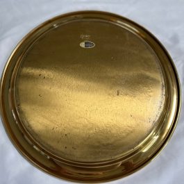 Gorham Giftware L427-1 Gold Tone Round Serving Platter