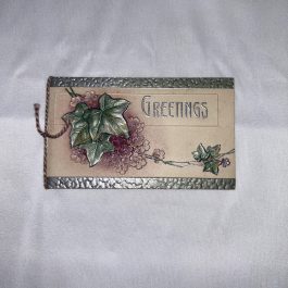 Vintage Embossed Greeting Card