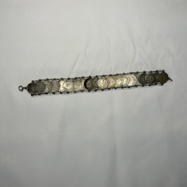 Foreign Coin Bracelet 1890s-1900s Most Silver