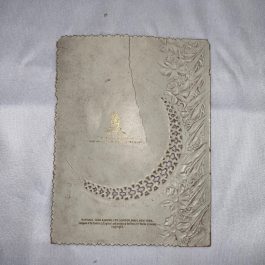 1890’s-1900’s Raised/Embossed All Good Wishes Greeting Card