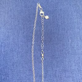 Sterling Silver And Pearl Necklace With Matching Earrings